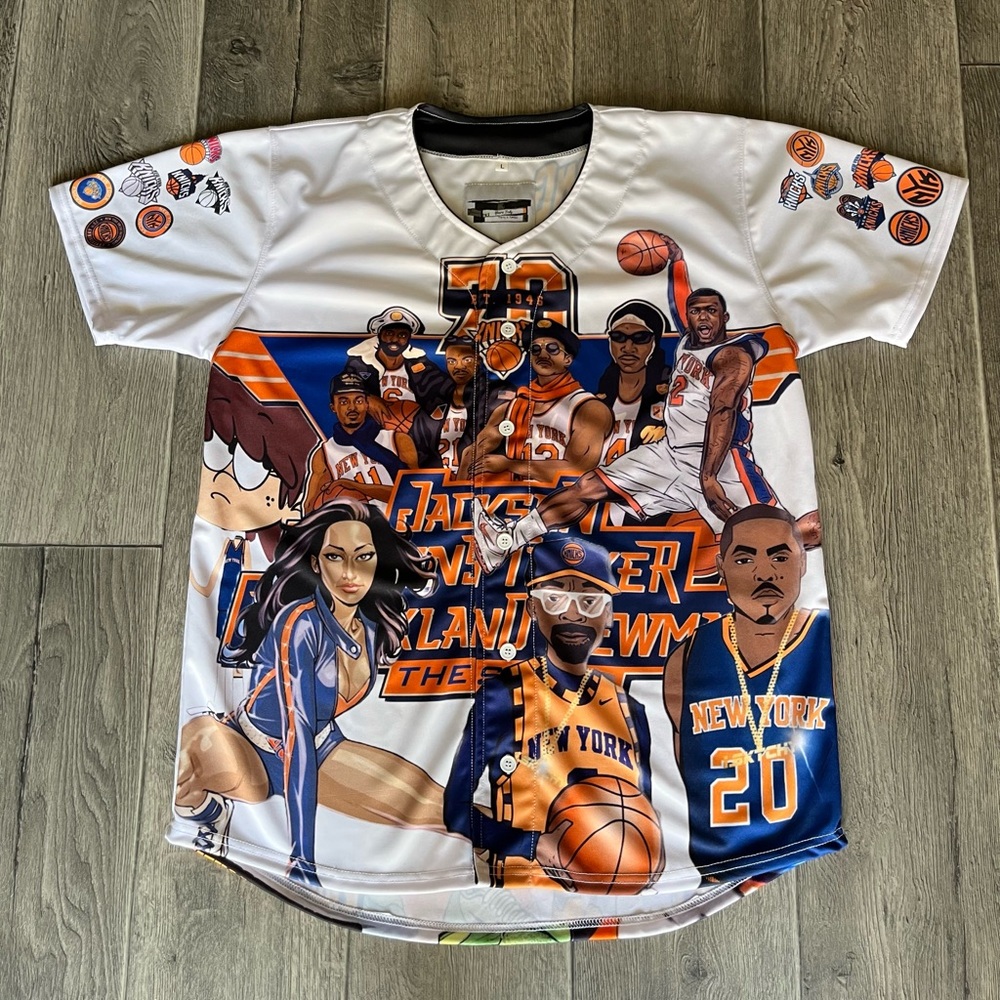 New York Knicks animation (baseball jersey)